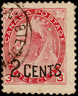  1899  . Queen Victoria 2on3 c .  8,0  . (2)